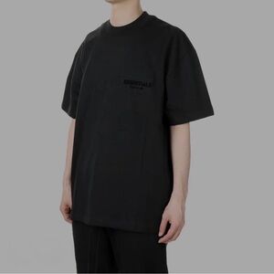 Essentials Fear of God Black Men's T-Shirt